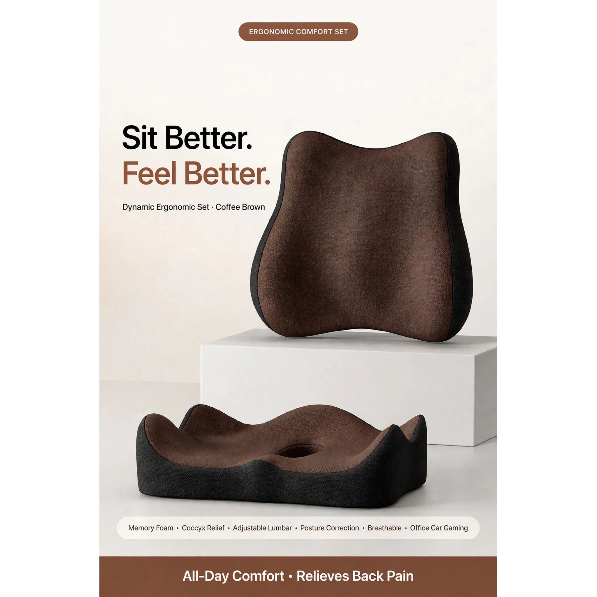 Dynamic Ergonomic Seat Cushion